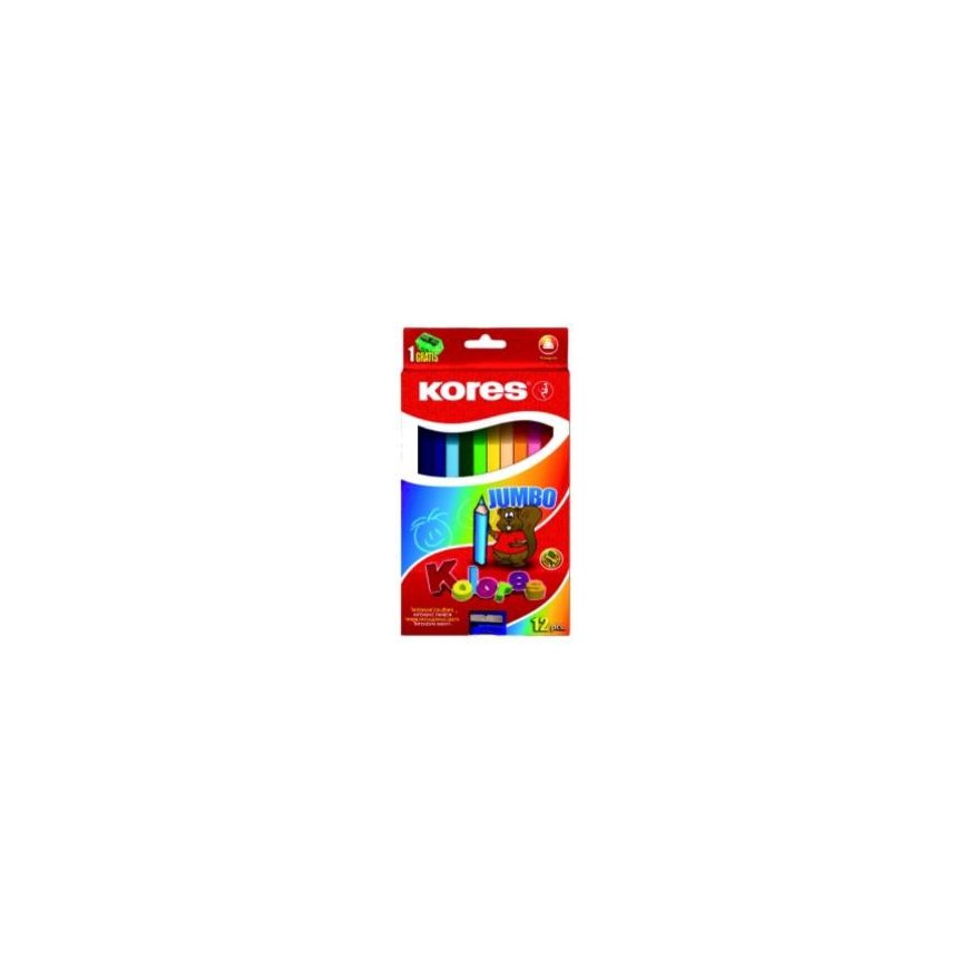 Kores Jumbo Monivärinen 12 kpl