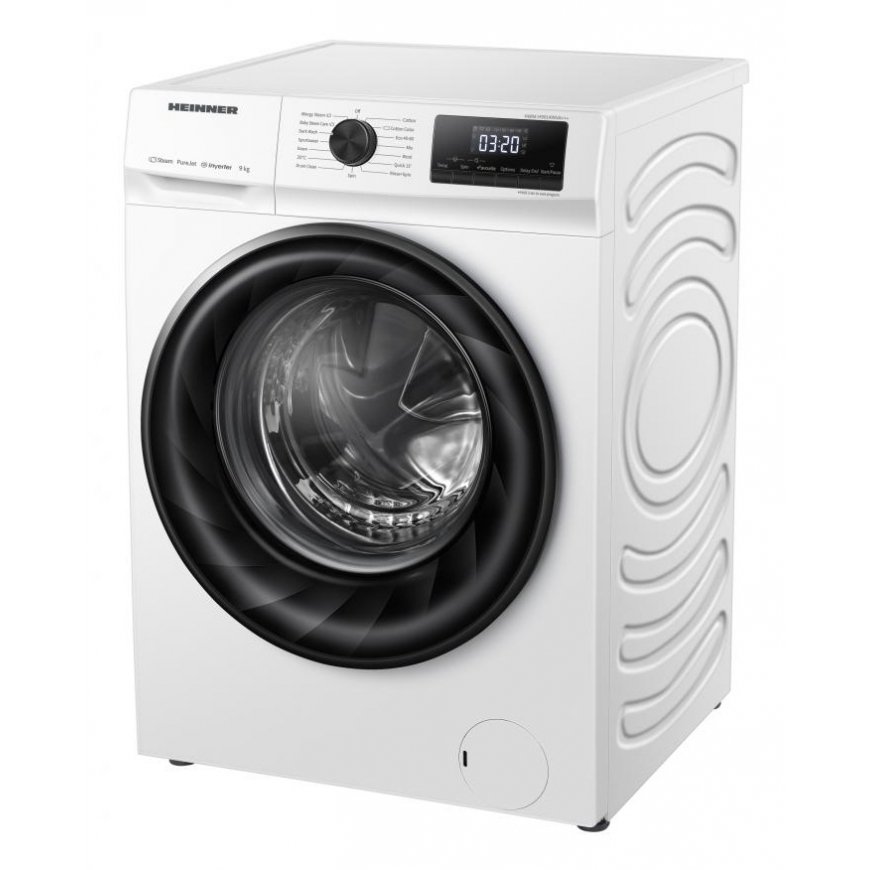 Heinner HWM-H9014INVA+++ washing machine Front-load 9 kg 1400 RPM White