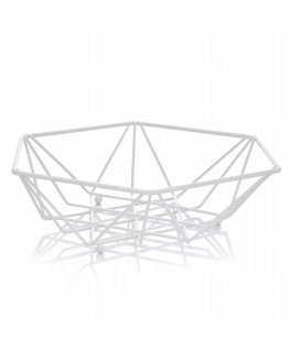 Fruit Basket Decor 26 cm White AMBITION