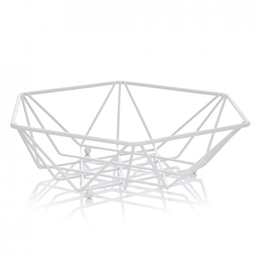 Fruit Basket Decor 26 cm White AMBITION – 2