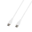 Deltaco USB-C - USB-C -latausjohto, 60W, 2 m, valkoinen Deltaco USB-C - USB-C -latausjohto, 60W, 2 m, valkoinen