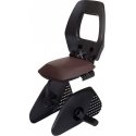 Bobike Junior One - bicycle seat for children up to 35 kg for one stand | Black / Dark Brown Bobike Junior One - bicycle seat for children up to 35 kg for one stand | Black / Dark Brown