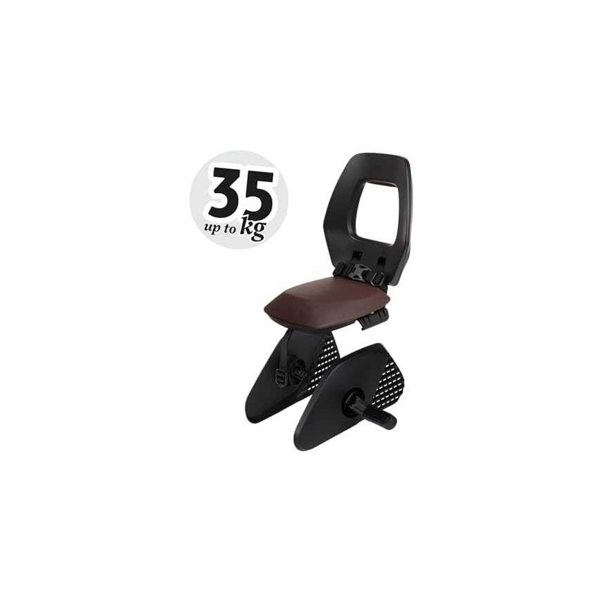 Bobike Junior One - jalgrattasari kuni 35 kg ühele toetusele | Must / Tumepruun – 2