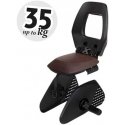 Bobike Junior One - bicycle seat for children up to 35 kg for one stand | Black / Dark Brown Bobike Junior One - bicycle seat for children up to 35 kg for one stand | Black / Dark Brown