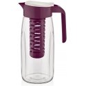 Stiklinis ąsotis su vaisių įdėklu Fiesta 1,45 l violetinė AMBITION Stiklinis ąsotis su vaisių įdėklu Fiesta 1,45 l violetinė AMBITION