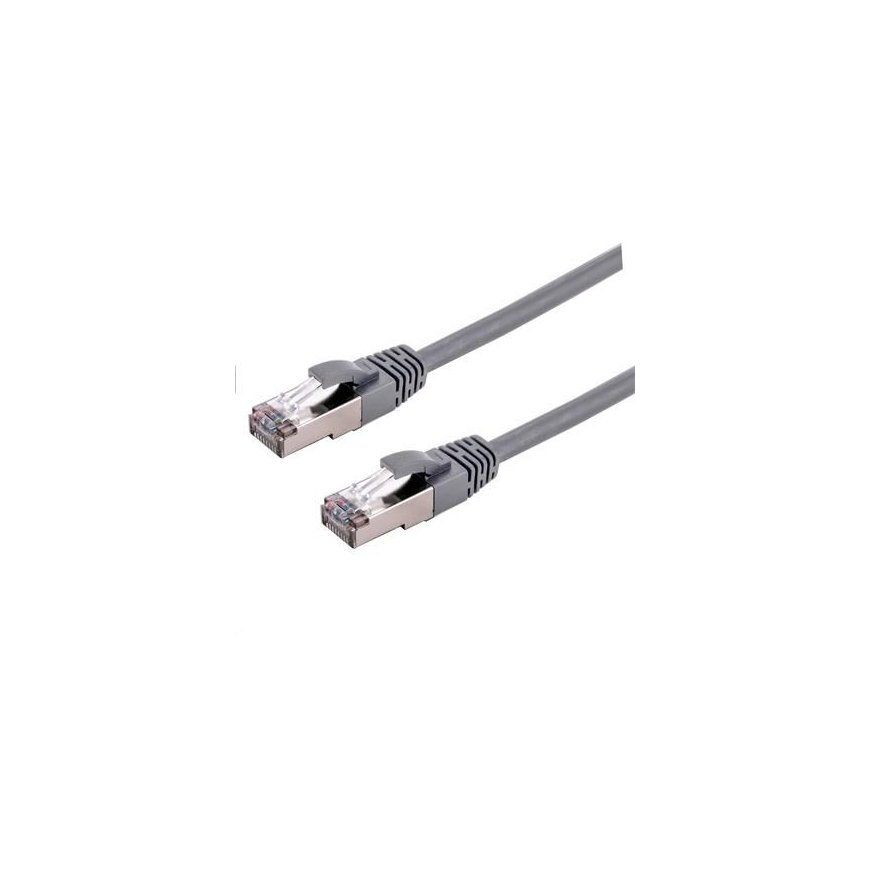 C-Tech C-TECH Cable Cat6a, S/FTP, Gray, 5m