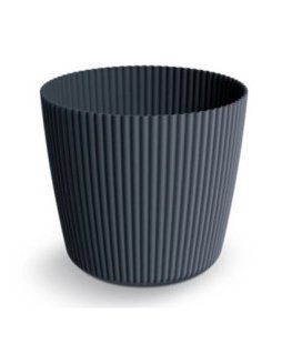 Prosperplast Milly круглый цветочный горшок - антрацитовый DMI300-S433 диаметр 292 мм