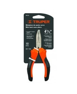 Mini pidennetyt kaarevat vastakappaleet. Kokonaispituus 12 cm. Laadukkaita ja mukavia Truper®-tuotteita.