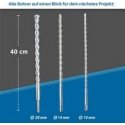 concrete drill bit with cylindrical handle "Long Life", 2 edges, 14-200/140mm, Alpen [0036701400100]
