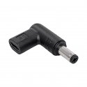 Akyga AK-ND-C02 гендерный адаптер USB-C 5.5 x 2.1 mm Черный Akyga AK-ND-C02 гендерный адаптер USB-C 5.5 x 2.1 mm Черный