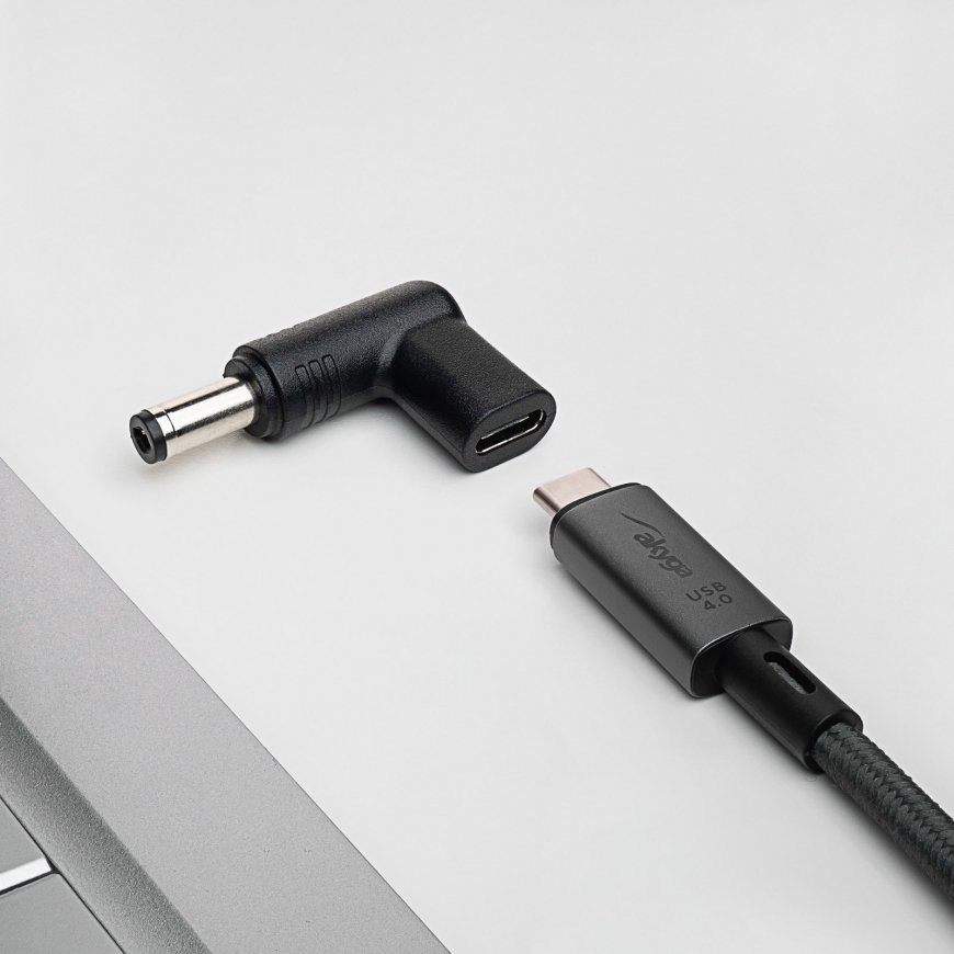 Akyga AK-ND-C02 гендерный адаптер USB-C 5.5 x 2.1 mm Черный – 2