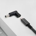 Akyga AK-ND-C02 kaabli soomuutja USB-C 5.5 x 2.1 mm Must Akyga AK-ND-C02 kaabli soomuutja USB-C 5.5 x 2.1 mm Must