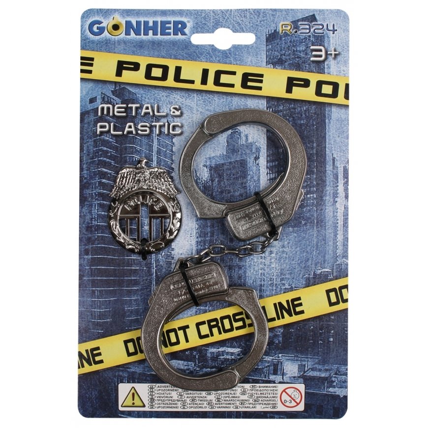Gonher Guns GONHER антракии и полицейский значок, 324/0 – 2