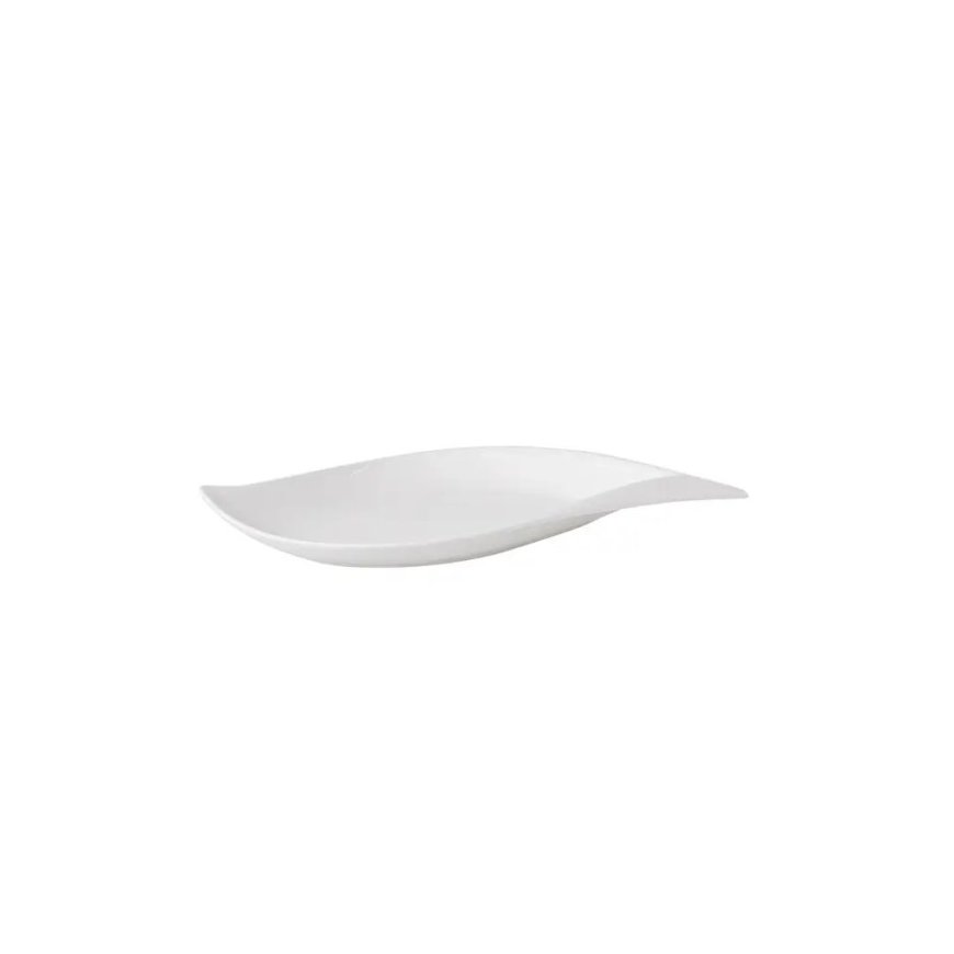 Salsa boat plate 27 x 15.5 cm white AMBITION