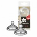 TOMMEE TIPPEE Natural Start teats for thick liquids EASI-VENT, with sterilization function, 2 pcs, 42214277 TOMMEE TIPPEE Natural Start teats for thick liquids EASI-VENT, with sterilization function, 2 pcs, 42214277