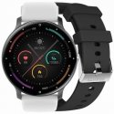 Gravity GT2-3 Smartwatch, Gold-colored case with black silicone strap