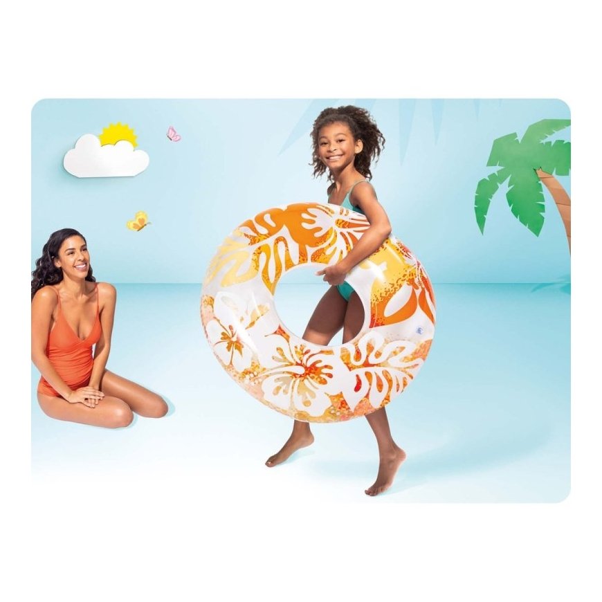 Swimming ring diameter 91 cm 3 colors INTEX 59251 orange – 2