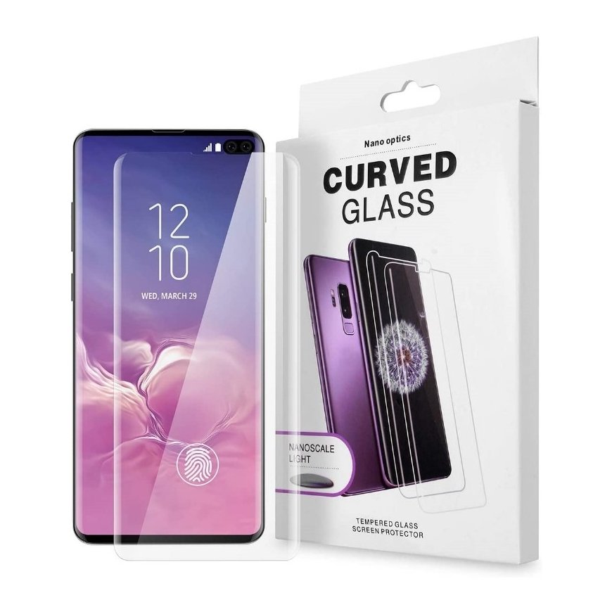Reach LCD kaitsekile Nano Optics 5D UV liim Samsung S918 S23 Ultra 5G kõver, selge