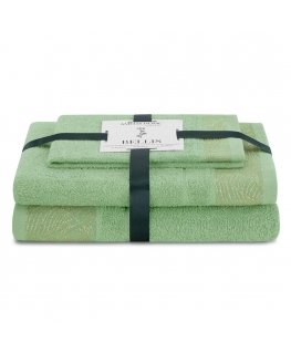 RUBRUM Towel color green style classic 50x90 AmeliaHome