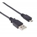 PremiumCord KU2M5F USB kabelis USB 2.0 5 m USB A Micro-USB B Juoda PremiumCord KU2M5F USB kabelis USB 2.0 5 m USB A Micro-USB B Juoda