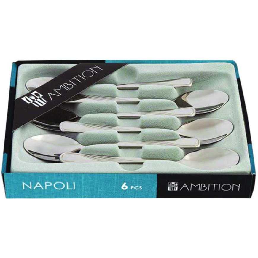 Dajar 6 Napoli teelusikate komplekt karbis AMBITION