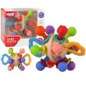 WOOPIE BABY minkštas barškutis 2in1 kramtukas-sensorinis žaislas kūdikiams nuo 0 mėn.