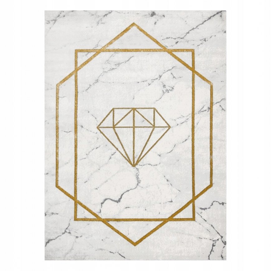 ESTEMA DIAMOND -värinen matto, väri: kerma, koko: 120x170, Hakano. – 2