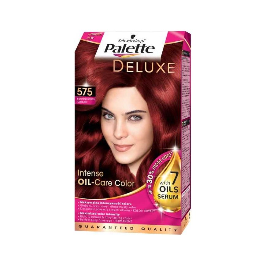Palette Deluxe Oil-Care värv 575 (6-888) Intensiivne Punane – 2