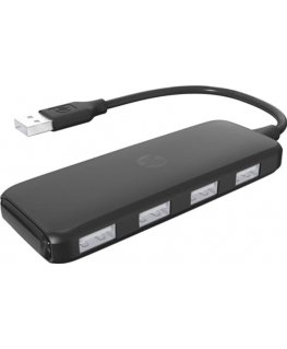 HP USB (2.0) hub 4-port, DHC-CT110C, black, Hewlett-Packard