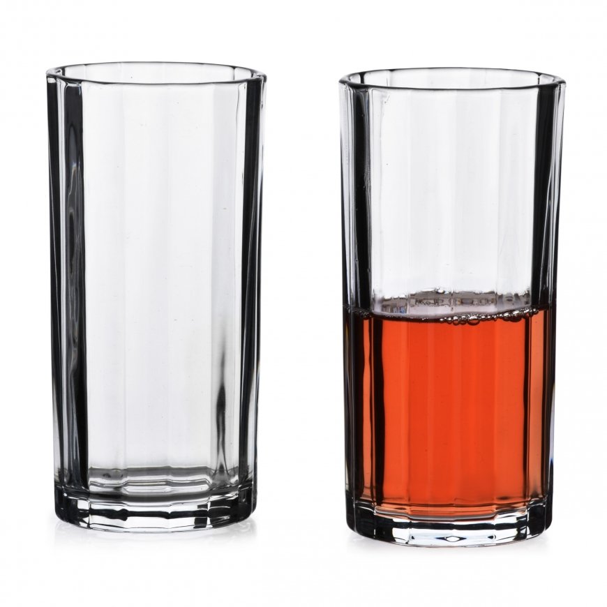 Allesken ELISE STRIPES 4 lasinansi setti, 360 ml, läpinäkyvät, 7x7x15 cm