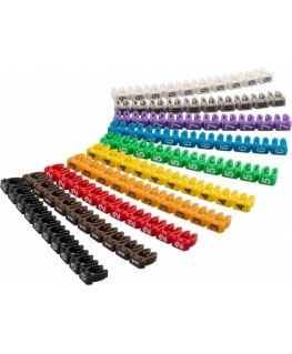 Goobay 72513 cable marker Multicolour PVC 100 pc(s)