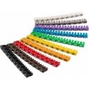 Goobay 72513 kabeļu marķieris Daudzkrāsains PVC 100 pcs Goobay 72513 kabeļu marķieris Daudzkrāsains PVC 100 pcs