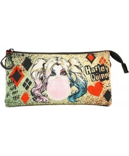 Karactermania DC Comics Harley Quinn Mad Love - kolmipäinen kynäkotelo