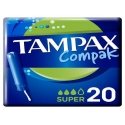Супер тампоны Tampax Compak 20 шт. Супер тампоны Tampax Compak 20 шт.