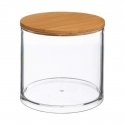 5five Simply Smart Bamboo SELENA round cotton pad container, bamboo lid 5five Simply Smart Bamboo SELENA round cotton pad container, bamboo lid