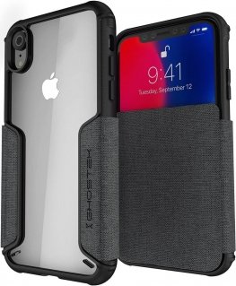 Ghostek Exec 3 mobile phone case 15.5 cm (6.1") Wallet case Grey