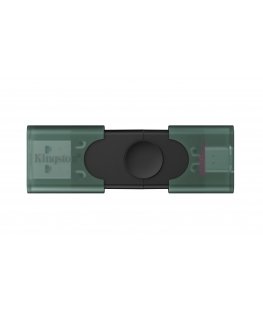 Kingston Technology DataTraveler DuoG2 USB atmintukas 256 GB USB Type-A / USB Type-C 3.2 Gen 1 (3.1 Gen 1) Juoda, Žalia