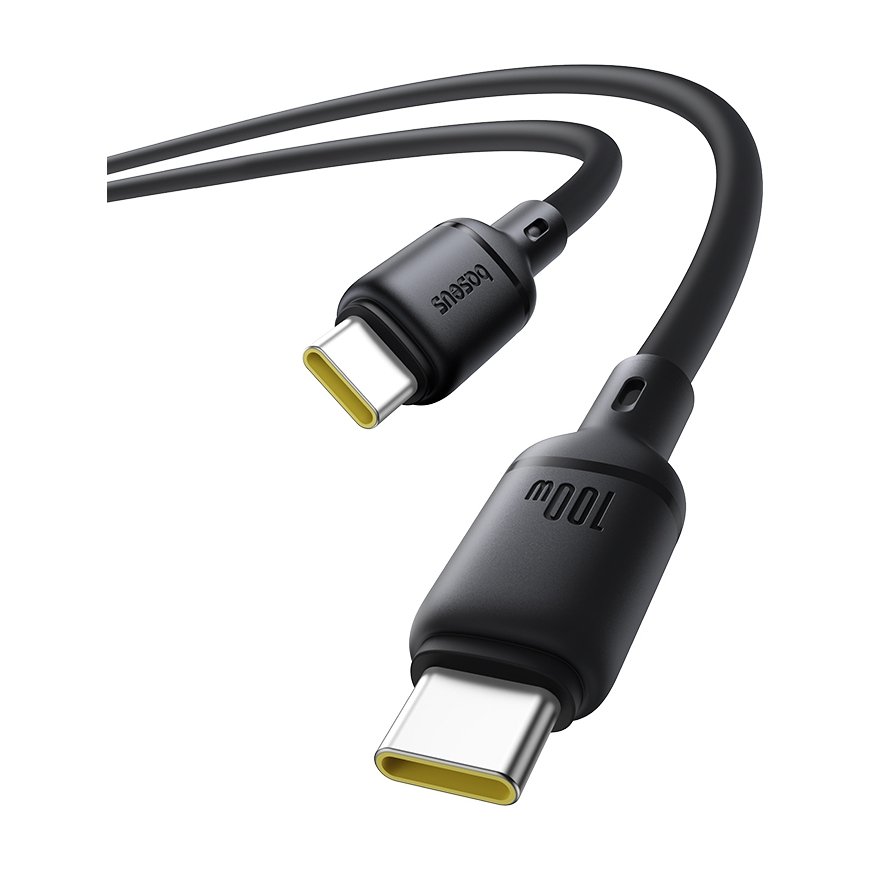 Baseus Silky Şarj Kablo TYPE-C-C 1m-Syh USB кабель USB C Черный – 4