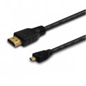 Savio CL-39 HDMI-kaapeli 1 m HDMI-tyyppi A (vakio) HDMI-tyyppi D (mikro) musta