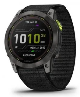 Garmin Enduro 2 3,56 cm (1.4") MIP 35 mm Цифровой 280 x 280 пикселей Сенсорный экран Серый Wi-Fi GPS