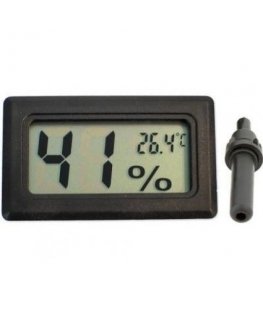 Oem LCD higrometras ir termometras su zondo korpusu