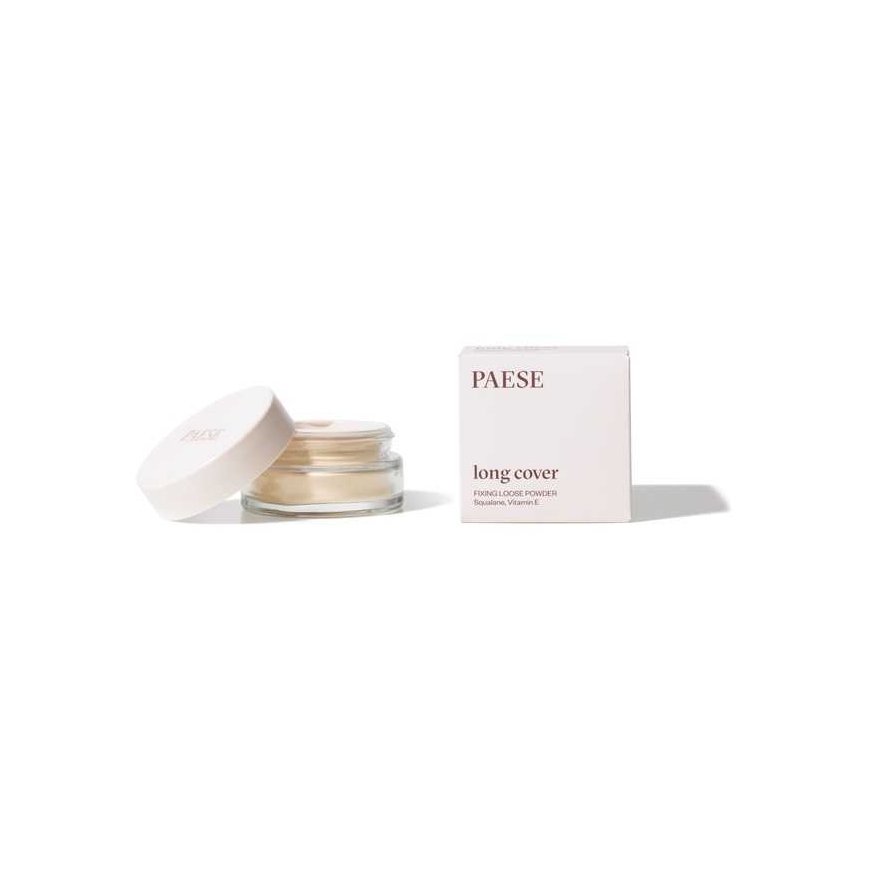 Paese Long Cover Fixing Loose Powder Light rusvai gelsvas, 6 g – 2