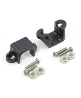 OEM Pololu micro motor mounting parts - black - 2 pieces