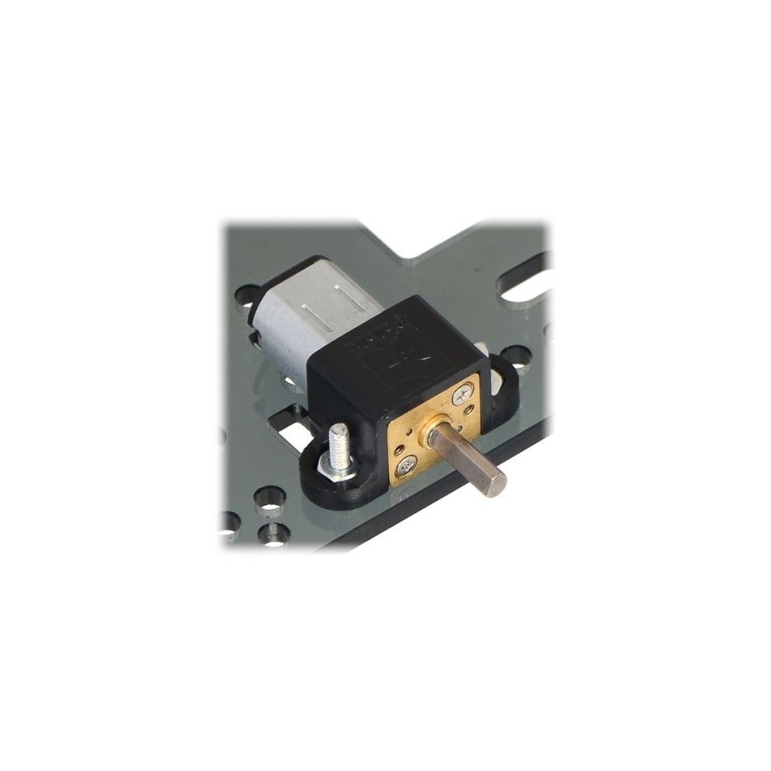 OEM Pololu micro motor mounting parts - black - 2 pieces – 2