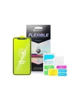 LCD защитное стекло Bestsuit Flexible Hybrid Glass 5D для Apple iPhone 14/13/13 Pro, подходит для чехла, черный