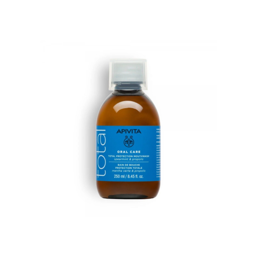 Apivita NATŪRALUS MOUTHWASH sušalimo su pipirmėte ir propoliu 250 ml – 2