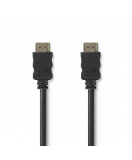 Nedis CVGT34000BK10 HDMI-kaapeli 1 m HDMI-tyyppi A (vakio) 2 x HDMI Type A (Standard) musta