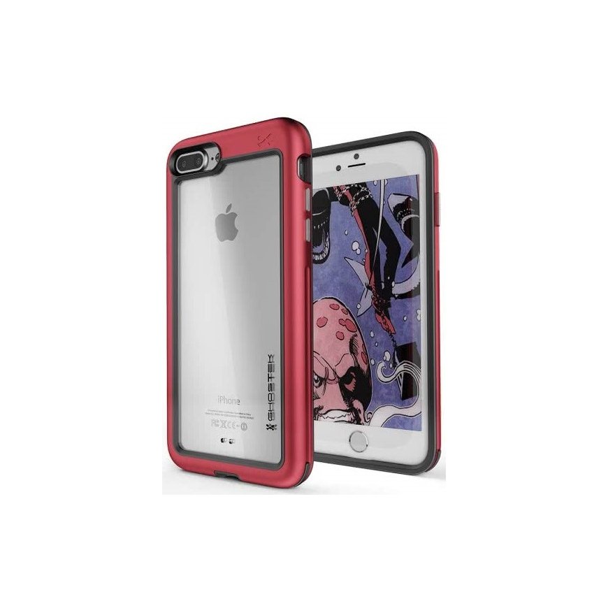 Ghostek Atomic Slim mobiiltelefoni ümbris 14 cm (5.5") Kate Punane
