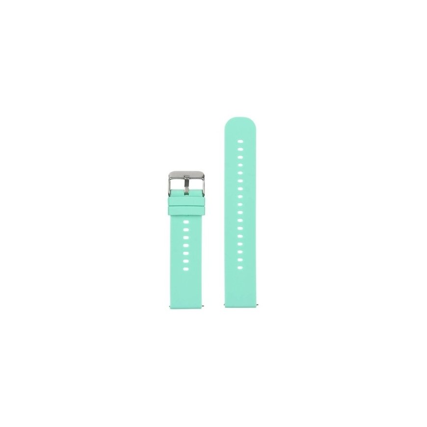 "Pacific U27" rubber watch strap - mint/gold - 20 mm