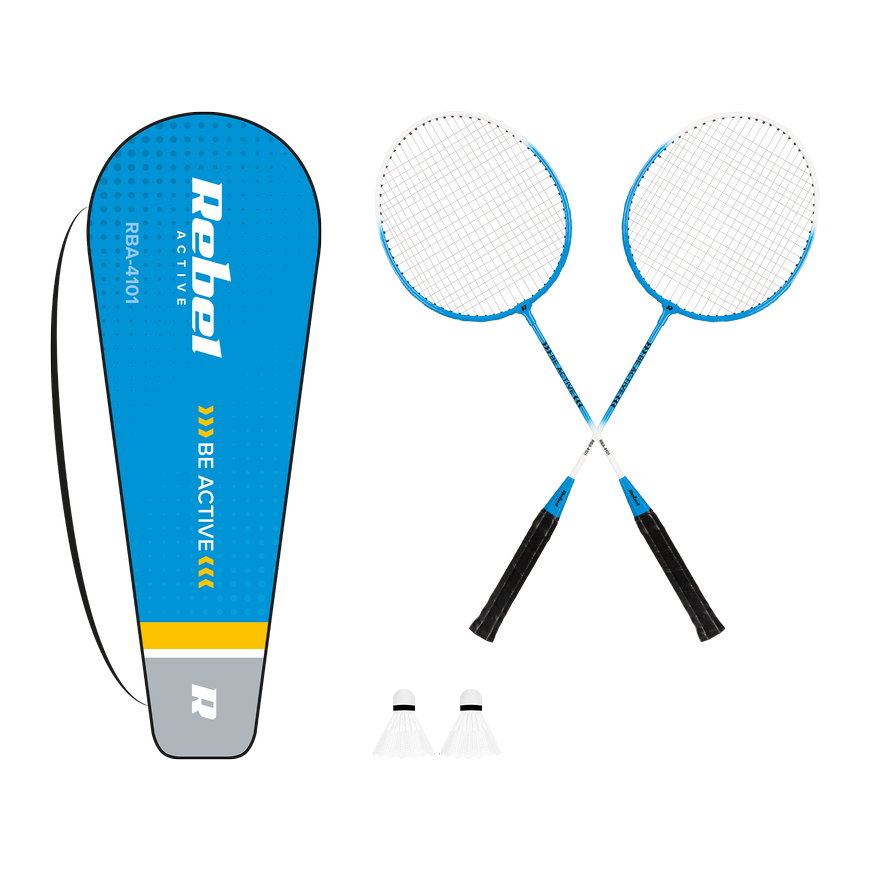 Badmintonikomplekt, karastatud teras, REBEL ACTIVE – 2